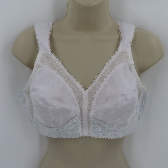 Playtex 38B Bra 18 Hour Ultimate Shoulder Comfort Wireless Unlined Wide Straps - Picture 12 of 13